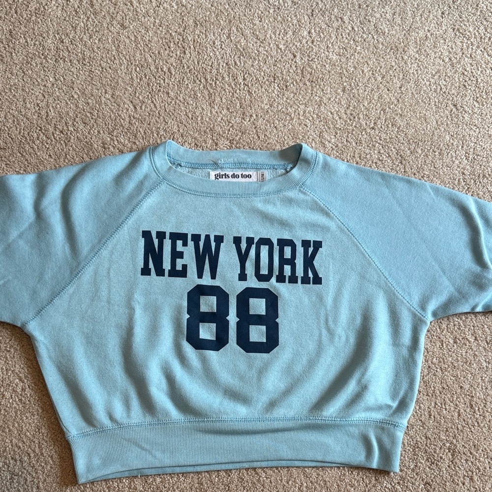 Blue New York 88 Kids sweatshirt like NEW